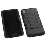 Holster Dual Protector  w/kickstand Vert HTC Desire 626 626s Black (17004511) by www.tiendakimerex.com